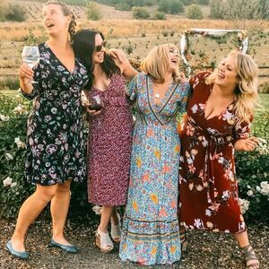 Teal Wrap Maxi Dress 